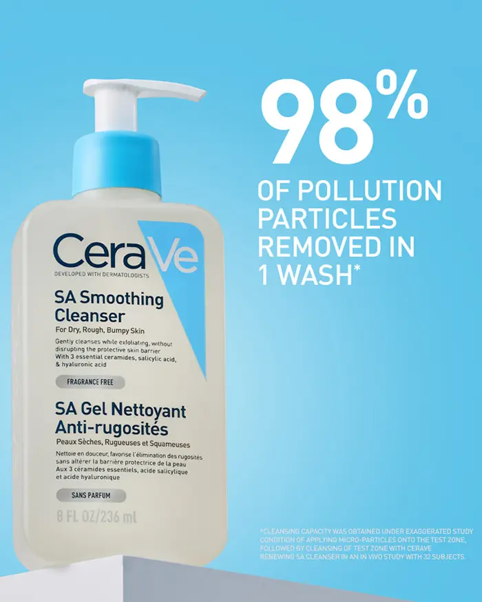 SA Smoothing Cleanser | Salicylic Acid Cleanser | CeraVe Australia